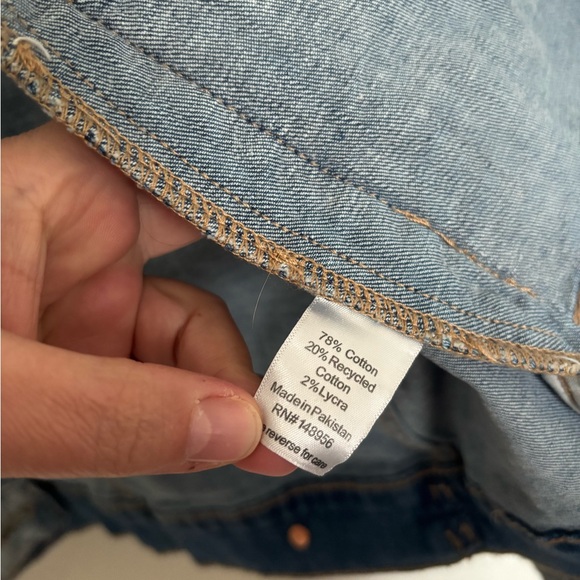 Size XL LC Lauren Conrad Light Blue Denim Jacket (stretchy!) - Picture 6 of 6